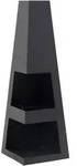 Gardenson Feuerstelle, Schwarz, Metall, konisch, 40x120x40 cm, Freizeit,