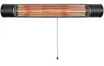 Infrarotstrahler INFRAe2, Schwarz, Metall, 18x11x75 cm, Freizeit, Heizen &...