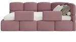 Selsey Kinderbett, Pink, Kunststoff, 1-Sitzer, 90x200 cm, Kinder- &...