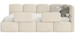 Selsey Kinderbett, Ecru, Kunststoff, 1-Sitzer, 120x200 cm, Kinder- &...