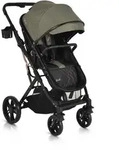 Moni Kinderwagen, Gr&uuml;n, Metall, 59x109x96 cm, unisex, Federung, Baby on Tour,