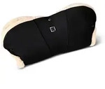 Moon Muff Handmuff, Schwarz, Textil, Uni, F&uuml;llung: Polyester, 51x7x24 cm, EN...