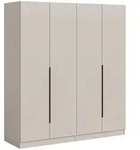 Livetastic Dreht&uuml;renschrank, Kaschmir, Holzwerkstoff, 2 F&auml;cher, 160x181x52...
