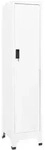 vidaXL Schliessfachschrank, Wei&szlig;, Metall, Rechteckig, 38x180x45 cm, Garderobe,