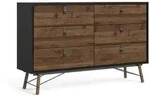 ebuy24 Kommode, Schwarz, Holzwerkstoff, 150x95x40 cm, Wohnzimmer, Kommoden &