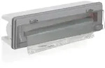 Relaxdays Folienschneider, Mehrfarbig, Kunststoff, Metall, 38.5x10x9 cm, Kochen,