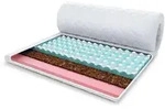 FDM Topper, Wei&szlig;, Textil, H2 + H4, F&uuml;llung: Viskoelastischer Kern, Rechteckig,