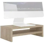 CARO-M&ouml;bel Monitorst&auml;nder, Sonoma Eiche, Holzwerkstoff, Holzwerkstoff, Mode,