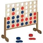 Relaxdays Gartenspiel, Mehrfarbig, Holz, 82.5x72x26 cm, Outdoor Spielzeug,