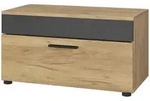 Vicco Wohnzimmerschrank, Honigeiche, Anthrazit, Holzwerkstoff, Rechteckig,