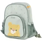 Sterntaler Kinderrucksack L&ouml;we Leo, Mintgrau, Textil, 24x10x30 cm, leuchtende