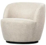 Livetastic Sessel Serra, Wei&szlig;, Kunststoff, 70x68x77 cm, Sitzfl&auml;che 360&deg; drehbar,