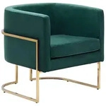 Beliani Sessel, Gr&uuml;n, Metall, 1-Sitzer, 72x71x70 cm, Wohnzimmer, Sessel,