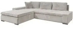 Mirjan24 Ecksofa, Grau, Textil, 5-Sitzer, L-Form,Rechteckig, 302x213 cm,...
