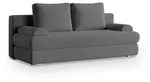 Masseno Schlafsofa, Grau, Holz, 2-Sitzer, 200x95x75 cm, Wohnzimmer, Sofas &...