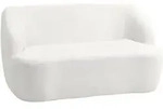 Homcom Sofa, Wei&szlig;, Kunststoff, 85x73.5x142 cm, Wohnzimmer, Sofas & Couches,...