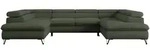 MKS Wohnlandschaft, Gr&uuml;n, Metall, 6-Sitzer, U-Form, 346x76x208 cm, Wohnzimmer,...