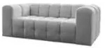Fun M&ouml;bel Sofa, Hellgrau, Textil, 200x75x106 cm, Wohnzimmer, Sofas & Couches,...