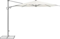 Suncomfort by Glatz AMPELSCHIRM Natur, Silber
