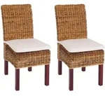 Chefgastro Esszimmerstuhl, Hellbraun, Kunststoff, 2-Sitzer, 46x96x41 cm, Esszimmer,