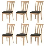 MCW Esszimmerstuhl, Schwarz, Braun, Holz, 42x96x58 cm, Esszimmer, St&uuml;hle,