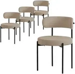Ml-Design Esszimmerst&uuml;hle, Braun, Metall, 4-Sitzer, 53x78x50 cm, Esszimmer, St&uuml;hle,