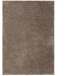 benuta Hochflorteppich, Taupe, Kunststoff, Rechteckig, 240x340 cm, pflegeleicht,