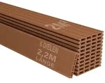 Juskys Terrassendielen, Teak, Kunststoff, 14.6x2.5x220 cm, Gartenzubeh&ouml;r, Terrassen-