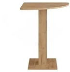 Vicco Esstisch, Honigeiche, Holzwerkstoff, Formgebogen, 60x75x60 cm, Esszimmer,