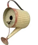DanDiBo Vogelhaus, Grau, Metall, 19x40x25 cm, Gartenzubeh&ouml;r, Gartenpflege,