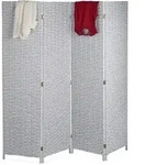 Relaxdays Paravent, Mehrfarbig, Kunststoff, 180x180x2 cm, Wohnzimmer, Raumteiler &