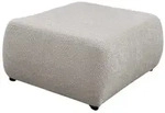 Fun M&ouml;bel Polsterhocker, Beige, Textil, 98x42x66 cm, Wohnzimmer, Hocker