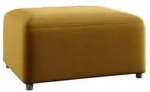Fun M&ouml;bel Polsterhocker, Honig, Textil, 100x45x91 cm, Wohnzimmer, Hocker