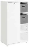SoBuy Hochschrank, Ahorn, Fell, 3 F&auml;cher, Rechteckig, 50x85x30 cm, Waschk&uuml;che,
