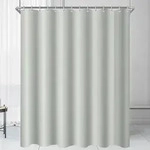 Duschvorhang, Grau, Textil, 80x180 cm, Badtextilien, Duschvorh&auml;nge