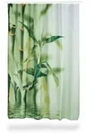 Relaxdays Duschvorhang, Mehrfarbig, Textil, Kunststoff, 180x4 cm, Badtextilien,