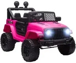 Homcom Kinder-Elektroauto, Rosa, Kunststoff, 65x72x100 cm, unisex, Spielzeug,
