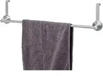 bremermann T&uuml;r-Handtuchstange, Edelstahl, Metall, 66x6x15 cm, Badaccessoires,