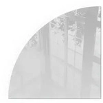 Tulup Glasplatte, Grau, Glas, Formgebogen, 100x100x0.4 cm, Kleinm&ouml;bel, Kamine &
