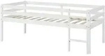 [en.casa] Kinderbett, Wei&szlig;, Holz, Kiefer, 90x200 cm, Kinder- & Jugendzimmer,