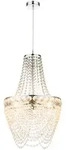 Globo Lighting Kronleuchter, Klar, Metall, 38x150x38 cm, Lampen & Leuchten,