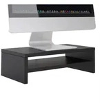 CARO-M&ouml;bel Monitorst&auml;nder, Schwarz, Holzwerkstoff, Holzwerkstoff, Mode,...