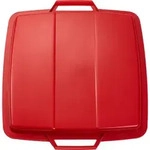 Graf Deckel, Rot, Kunststoff, 45x5.5x51.5 cm, K&uuml;chen, K&uuml;chenausstattung,...