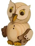 Dekofigur, Mehrfarbig, Holz, 5x7x5 cm, Dekoration, Weihnachtsdekoration