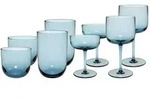 like.Villeroy & Boch Komplett-Gl&auml;ser-Set, Blau, Glas, Essen & Trinken, Gl&auml;ser,
