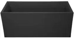 Pflanztopf, Anthrazit, Kunststoff, Betonoptik, rechteckig, 100x43x40 cm, Dekoration,