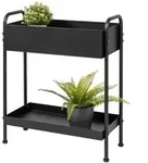 eluno Pflanzenst&auml;nder,, Schwarz, Metall, 60x72x29 cm, Wohnzimmer,...