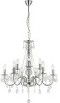 Kronleuchter, Silber, Metall, 63x153x63 cm, Lampen & Leuchten, Innenbeleuchtung,