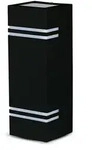 Led, Schwarz, Metall, F, 8.5x25x8.7 cm, Lampen & Leuchten, Au&szlig;enbeleuchtung,
