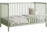 Kids Collective Babybett, Gr&uuml;n, Holz, 70x140 cm, Babym&ouml;bel, Babybetten, Gitterbett